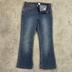 Levis Jeans 6M Denim blue‎ bootcut lower rise stretch Womens casual Vintage